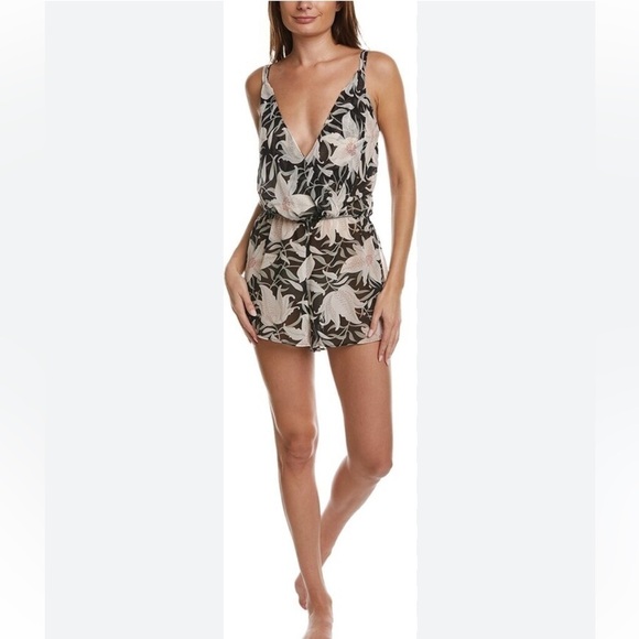 Flora Nikrooz Floral Romper - Picture 1 of 7